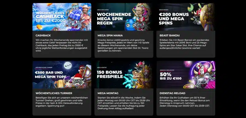 Starscream Casino für Spieler aus Deutschland – Eine ausführliche Review